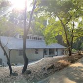 Old Fancy Rustic MCM 70s House In Forest